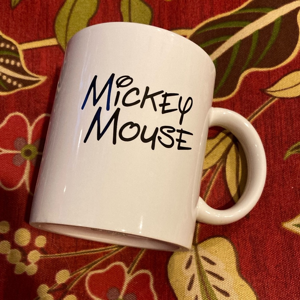 Mickey Mouse Disney Monogram Mug